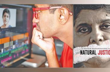 Producer and Director Shaveen Bandaranayake scrubs through timeline to inspect the final cut