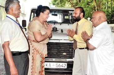 Shiranthi and the ill fated vehicle
