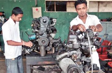 Vocational training aims at job market requirements