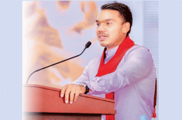 Sports Minister Namal Rajapaksa