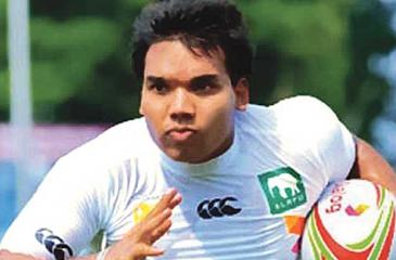 Sports Minister Namal Rajapaksa during his playing days that only rugby fans knew. Today every sport wants a piece of him