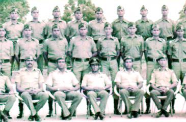 SLAF Intake 11- Thibba standing first row from the right