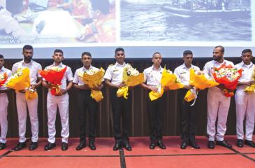 The Vijayabahu diving team