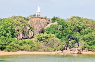 A panoramic view of the temple