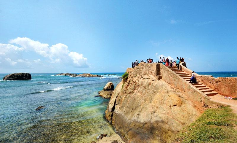 The Flagrock Bastion facing the sea