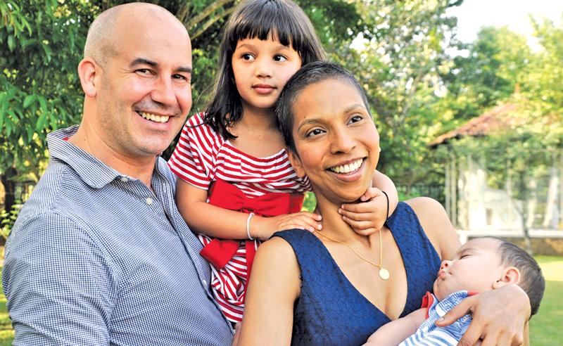 Indira and Martin with their children