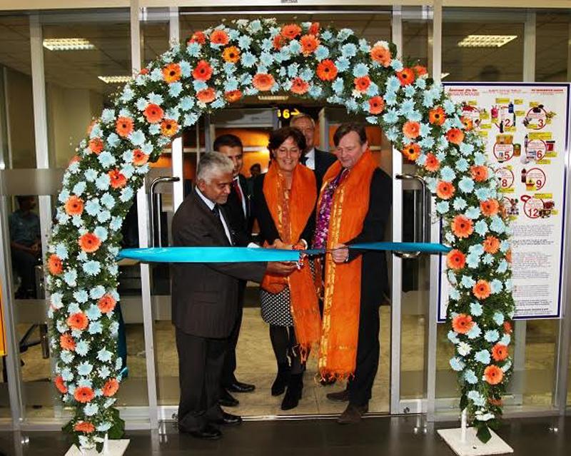 The ribbon cutting ceremony
