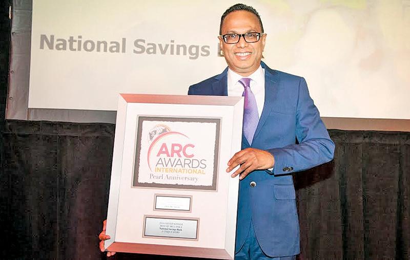 NSB Chairman Aswin de Silva with the ARC Gold Award