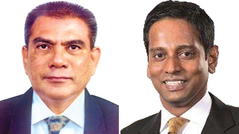 Tyronne Hannan, Head of Custody and Trustee Business and Ruwan Manatunga, DGM Corporate Banking