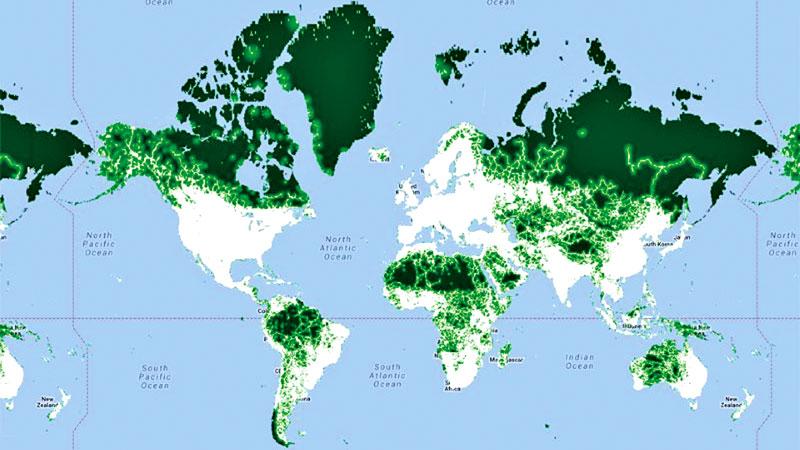 The roadless areas map developed by Roadfree.org and partners. The map referred to in this article is behind Science’s paywall!    