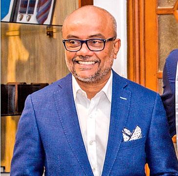Celebrity fashion stylist and Managing Director of Hameedia, Fouzul Hameed.