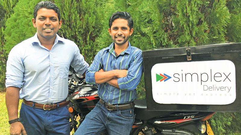 Simplex Delivery Co-Founders  Thilina Fonseka and Inas Jenabdeen     