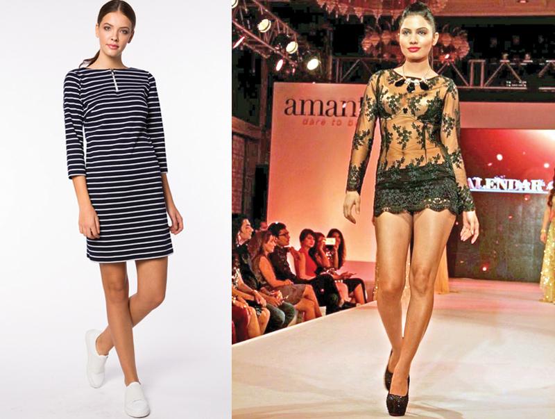 Models walk the ramp in amanté and Aviraté branded apparel. The Export Development Board plans to support apparel exporters to create more Sri Lankan brands such as these.