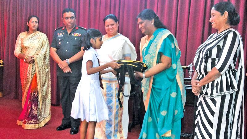 Children were awarded with scholarships and school supplies by the distinguished guests in attendance.