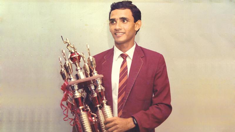 Marvan  Atapattu  of  Ananda  College Colombo who  won   the title in  1990.