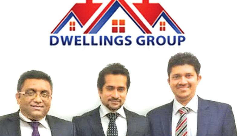 From left:  Directors of the Dwellings Group, Sanjika Abeyratna, Theekshana Somaratna and Navin de Silva.  