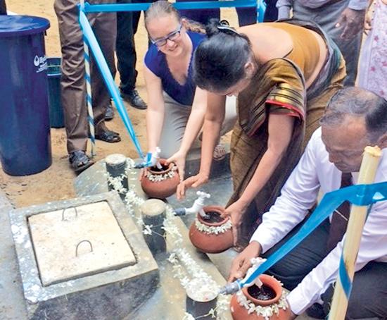 The Keselpotha Maha Vidyalaya rainwater harvesting system is just one of 1,000 such projects supported by USAID in Sri Lanka since 2012.   