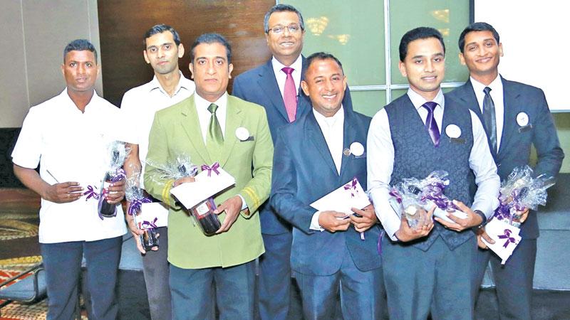Awards winners with Sector Head - City Hotels Rohan Karr