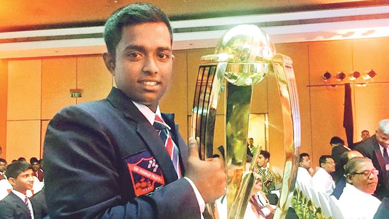 Charith Asalanka of Richmond College,  Galle has won the prestigious title during  last two years to join the select band 