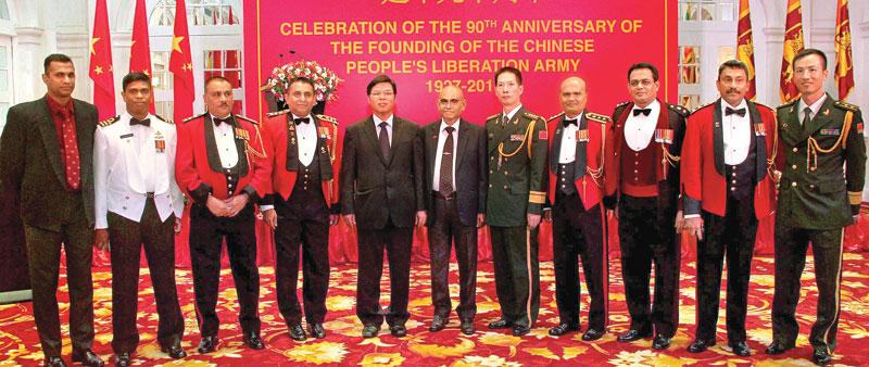 Chinese Ambassador and senior Officials in attendance at the ceremony 