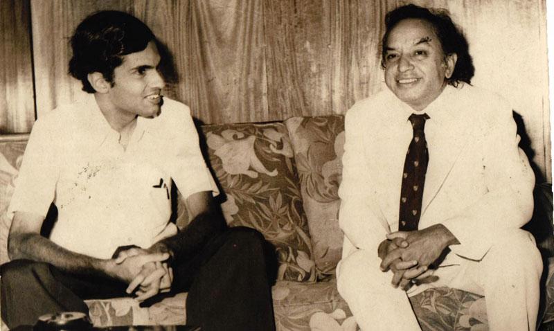 LEARNING THE ROPES: Ranil was appointed as a deputy to the then Minister of Foreign Affairs, A.C.S. Hameed by President J.R. Jayewardene