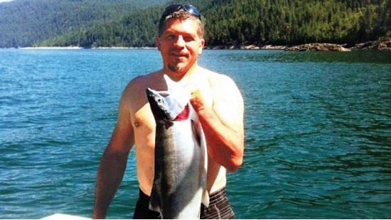 Denis Woodcox landed a record-breaking kokanee salmon on Lower Arrow Lake in 2015 but the previous record wasn’t all he smoked; he also smoked the evidence before he ate it. (Noah Woodcox)