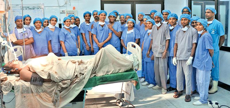 The team which performed the surgery