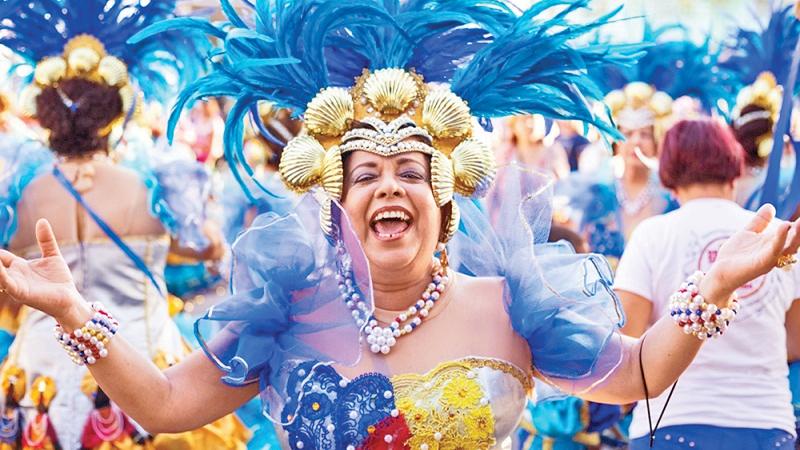A Carnival Queen could be wearing up to 4,000 ostrich feathers on her costume alone, vibrant in colour and beautiful to watch, but at the cost of the ostrich’s quality of life, which will have been stripped of its feathers twice a year, and left to live in misery, sunburnt and distressed for up to 13 years