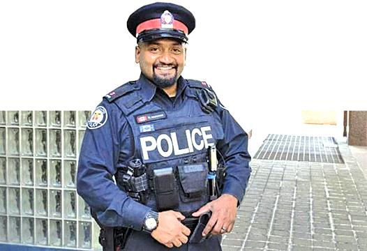 Toronto Police Constable Niran Jeyanesan says the teenager called him to say the outfit had worked.
