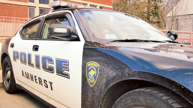 Amherst police responded to a call Saturday night after a three-year-old locked her mother out of the car. (Republican file)