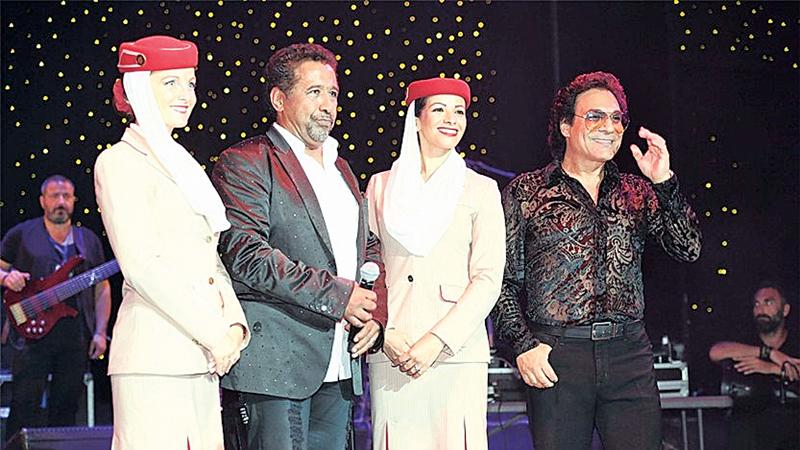The airline flew music enthusiasts to enjoy the live concerts of Cheb Khaled and Andranik Madadian, known by his stage name, Andy
