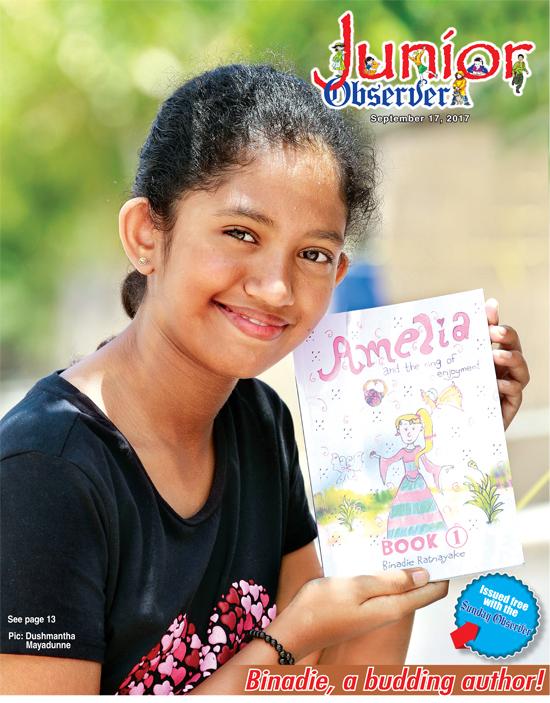 Binadie, a budding author!