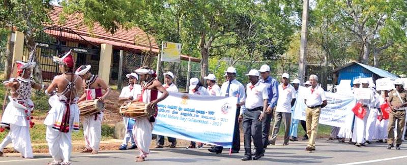 Elders at Nonagama participating in the walk