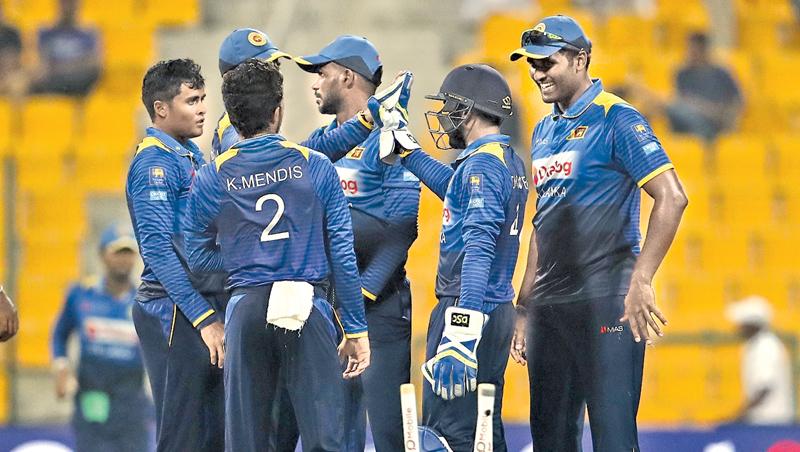 A struggling Sri Lankan one-day team on the brink of another 5-0 whitewash at the hands of Pakistan.  