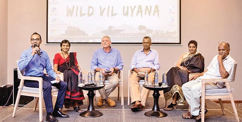 Panel discussion on Wildlife and Sustainable Tourism moderated by Prasanna Welangoda