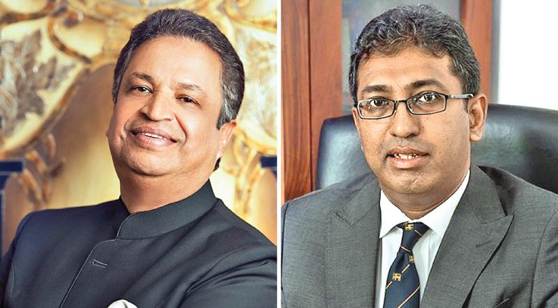 Binod Chaudary and Dr. Harsha de Silva