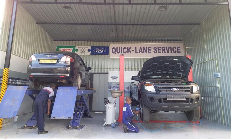  The Quick-Lane Service will speed up vehicle servicing at the Ford Centre in Battaramulla. 