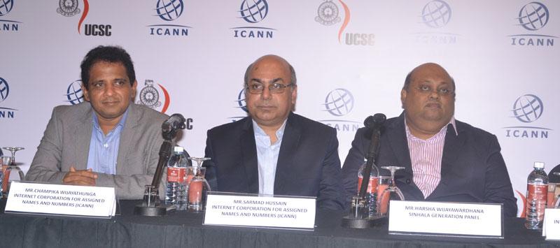 ICANN and local panel of expertise at the media briefing.   