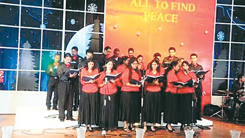 The Carols being sung last year    