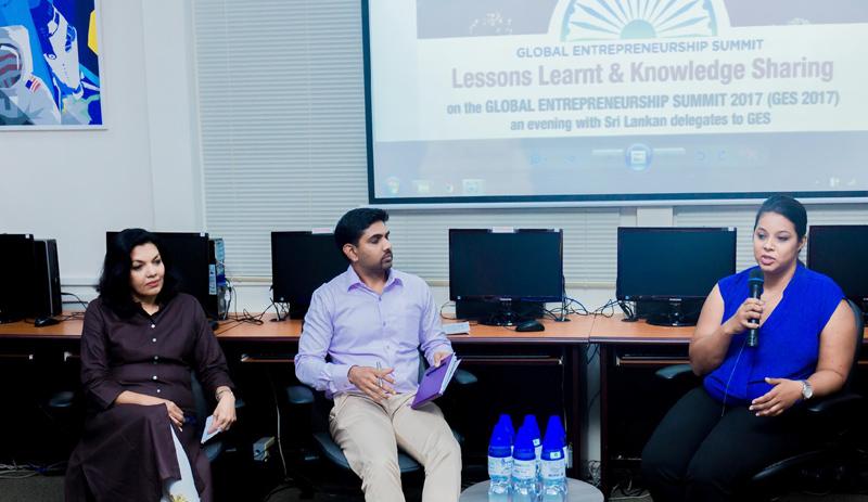 From left:  CEO, AdFactors PR, Rezani Aziz; Program Manager, ICTA,  Sachindra Samararatne and CEO, Quebee Den,   Rohanthi Wijewickrama.  