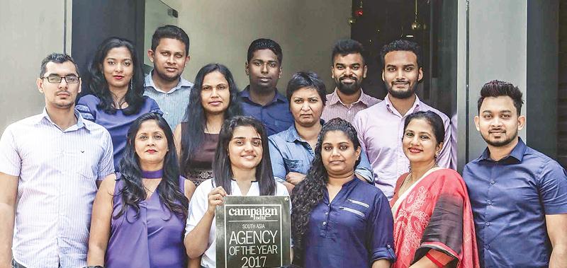 GroupM Sri Lanka became the country’s most awarded media agency in 2017 at the Campaign Asia Agency of the Year Awards in Mumbai   