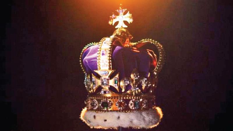 The stones, including the Black Prince’s Ruby from the Imperial State Crown, were hidden in the tin and buried underground     