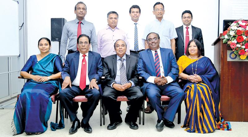 The office-bearers of the Institute of Service Management   