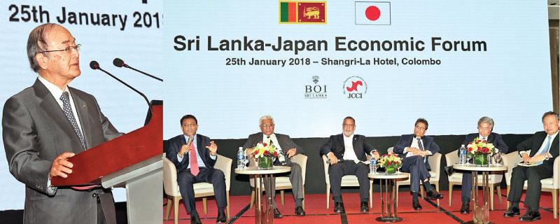 The Sri Lanka-Japan Economic Forum in progress