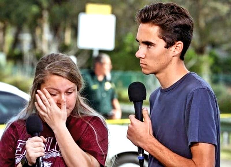 David Hogg recount their stories about the mass shooting on Wednesday  