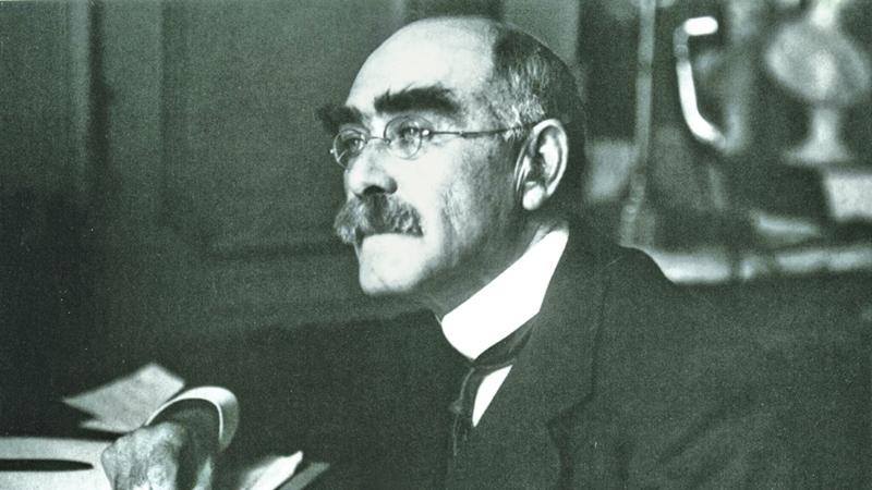 Caption for pic: Rudyard Kipling
