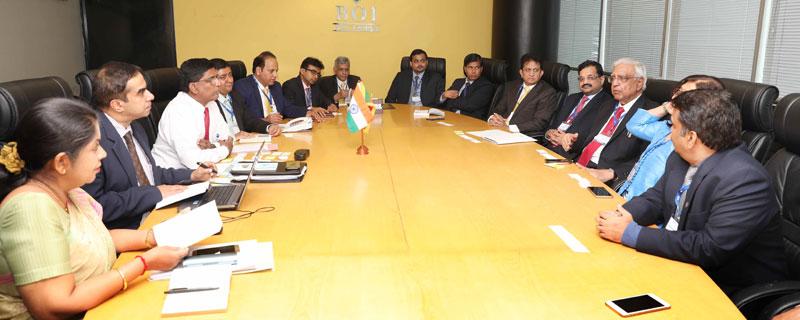 BOI officials in discussion with members of the IMC delegation