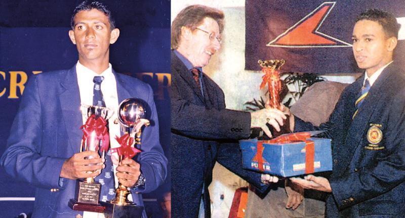 Past winners of the Observer Schoolboy Cricketer : Farveez Maharoof - 2003 Wesley College and Lahiru Peiris - 2004 and 2005 St Peter’s College