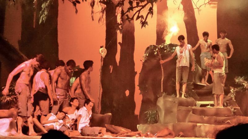 A scene from the play   