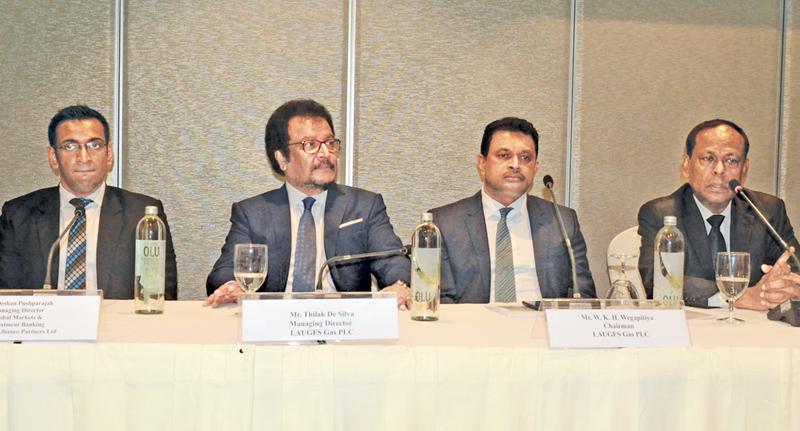 Laugfs officials at the head table Pic: Vipula Amarasinghe